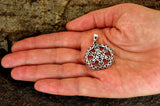 Metatrons Würfel 202 mit Schlangenkette - Silber