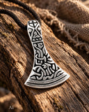 Axt 43 mit Korbkette - Silber