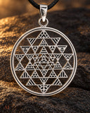 Anhänger 132 Sri Yantra - Silber