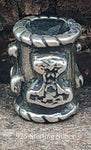 Bartperle Thorshammer 6mm - Silber