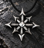 Chaosstern 59 mit Schlangenkette - Silber