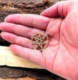 Anhänger 188 Heptagramm - Bronze