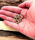 Anhänger 190 Pentagramm - Bronze
