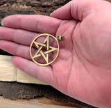 Anhänger 191 Pentagramm - Bronze