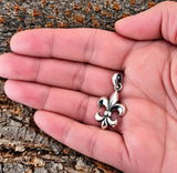 Anhänger 40 Fleur-de-Lis - Silber