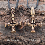 Anhänger 71 Wolfskreuz - Bronze