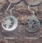 Ohrring 28 Triple Goddess - Silber