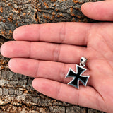 Eisernes Kreuz 39 mit Schlangenkette - Silber