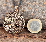 Anhänger 50 A Lebensbaum - Bronze