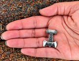 Axt 154 mit Schlangenkette - Silber
