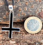 Kreuz 332 mit Schlangenkette - Silber