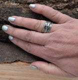 Stacheldraht-Ring, Gr. 54-74 (ring6) - Silber