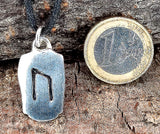 Rune Uruz 306 mit Schlangenkette - Silber