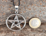 Pentagramm 153 mit Panzerkette - Edelstahl