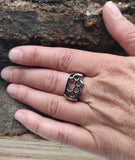 Ring Schlagring Gr. 56-72 - Edelstahl
