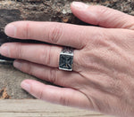 Ring Eisernes Kreuz, Gr. 55-74 (ek30) - Edelstahl
