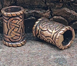 Bartperle Keltenknoten 6 mm - Bronze