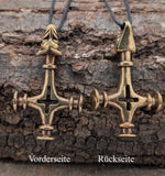 Anhänger 72 Wolfskreuz - Bronze