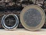 Klappcreole silbern 10mm- Edelstahl kcsi07