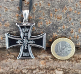 Eisernes Kreuz 169 mit Panzerkette - Edelstahl