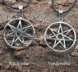 Leviathan Kreuz  465 mit Schlangenkette - Silber