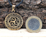 Anhänger 200 Triskele - Bronze