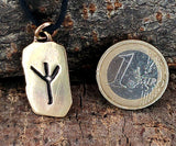 Anhänger 101 Algiz - Bronze