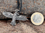 Rabe 29 mit Korbkette - Silber