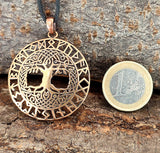 Anhänger 144 Lebensbaum - Bronze