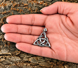 Keltenknoten 325 mit Schlangenkette - Silber