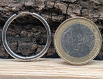 Klappcreole silbern 20mm - Edelstahl kcsi06