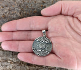 Lebensbaum 18 mit Korbkette - Silber