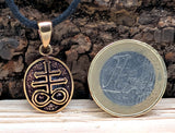 Anhänger 180 Leviathan Kreuz - Bronze