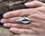 Ring Rabenschädel, Gr. 55-74 (kr22) - Edelstahl
