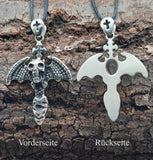 Anhänger 87 Totenkopf - Edelstahl