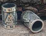 Bartperle Wotan 7mm - 2 - Silber