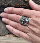 Ring Totenkopf Gr. 62-70 - Edelstahl