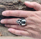 Ring Totenkopf, Gr. 55-76 (tk18) - Edelstahl