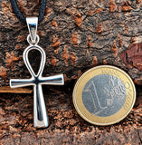 Ankh 32 A mit Schlangenkette - Silber