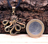 Anhänger 205 Oktopus - Bronze