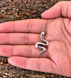 Schlange 5 mit Korbkette - Silber