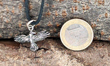 Anhänger 28 Rabe - Silber