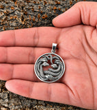 Schlangen 41 mit Schlangenkette - Silber