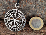 Anhänger 281 Wikinger Kompass - Silber