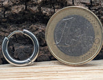 Klappcreole silbern 10mm - Edelstahl kcsi02