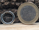 Klappcreole silbern 10mm - Edelstahl kcsi02