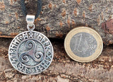Triskele 328 mit Schlangenkette - Silber