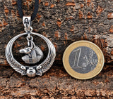 Anubis 365 mit Schlangenkette - Silber