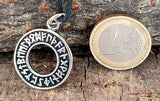 Runenkreis 30 mit Schlangenkette - Silber