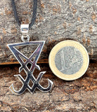 Anhänger 422 Siegel Luzifers mit Silberkette - Silber